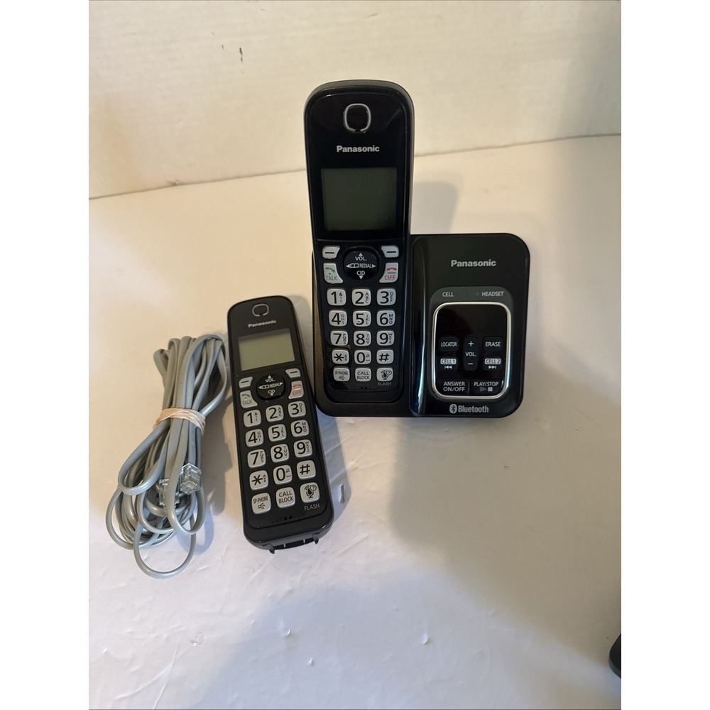 Panasonic KX-TGD560 Link2Cell Bluetooth Phone 2 Handset Tested, 3 Bases - Picture 3 of 5